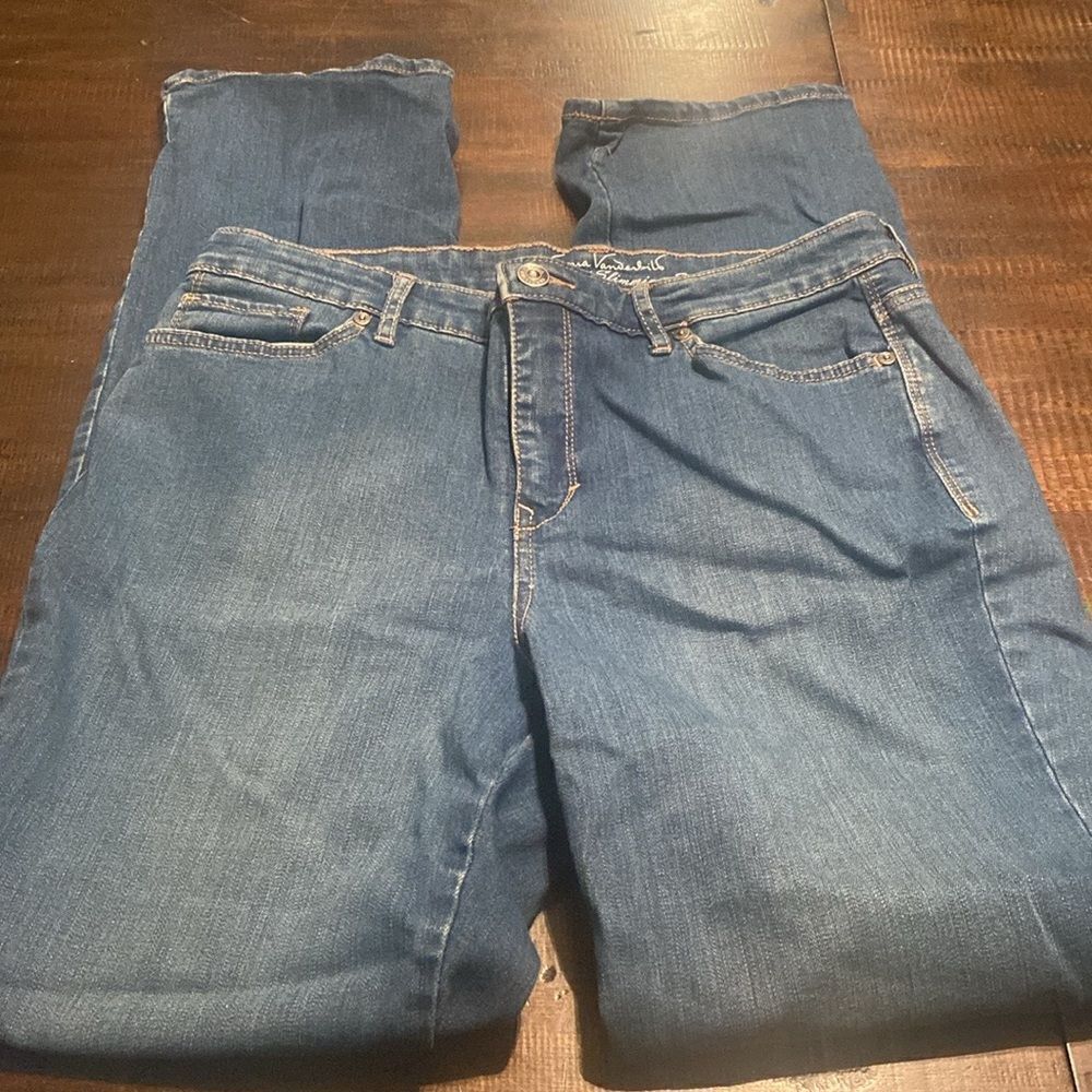 Gloria Vanderbilt All around slumming Jean size 10 Rail Straight - Picture 4 of 5